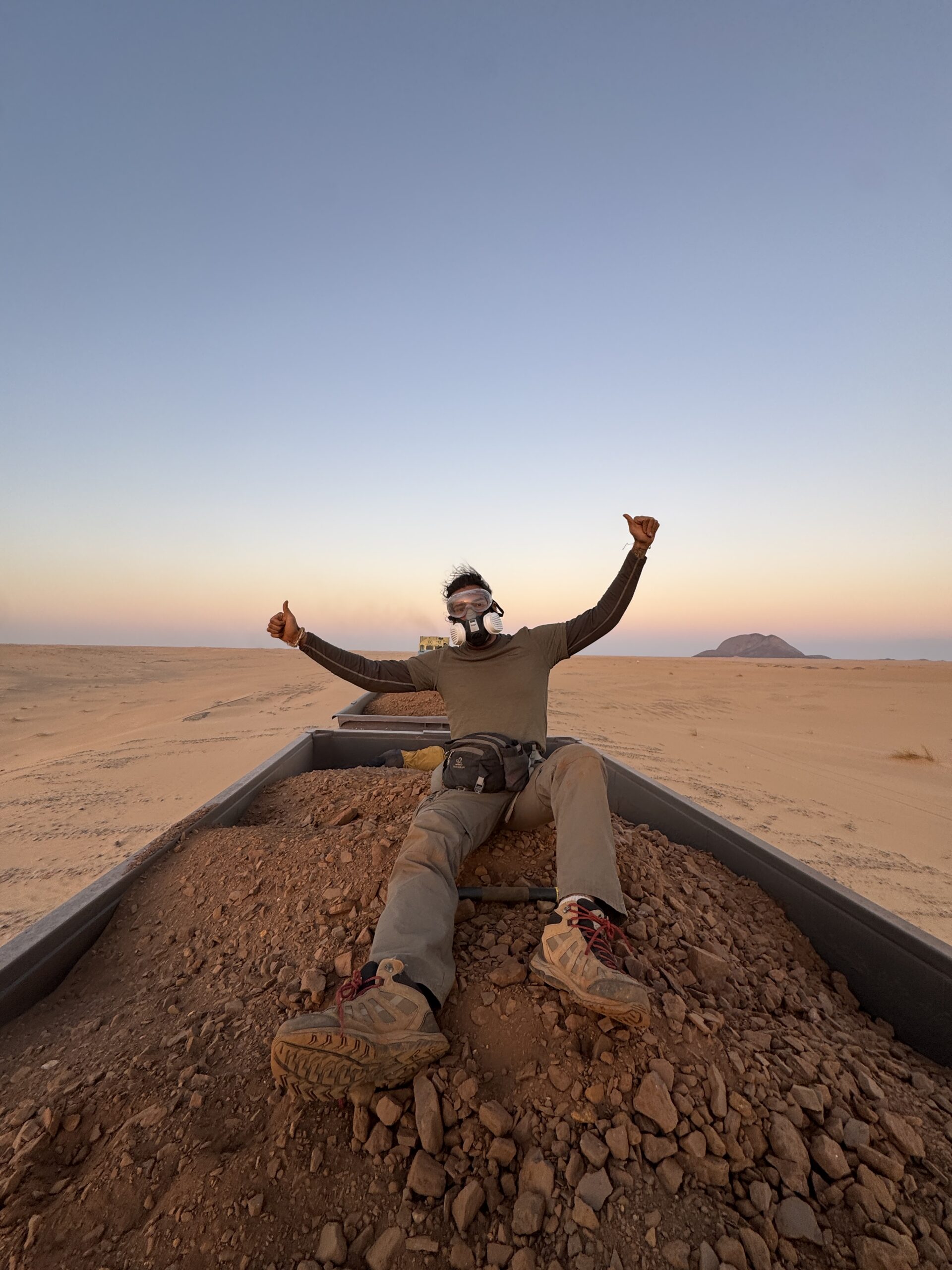 sul treno del ferro, Mauritania
